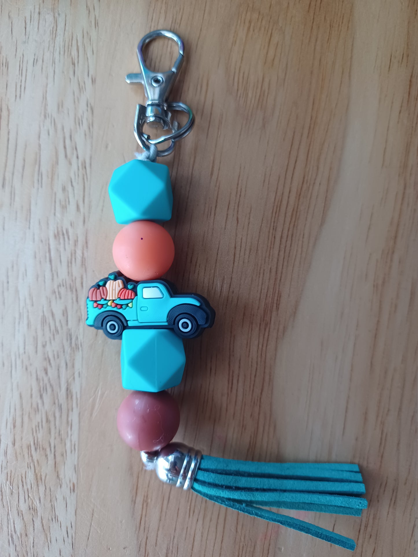 Farm Truck Keychain